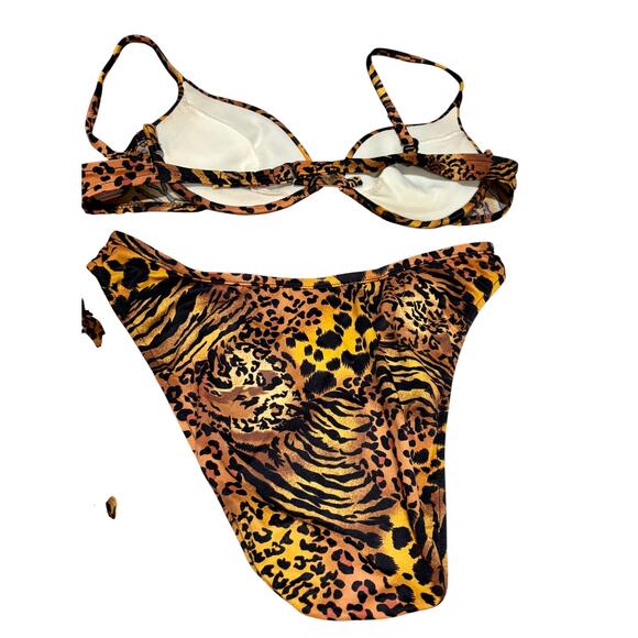 Venus Vintage Swim Wear Bundle Lot Top C 3 Pc Bottom M Cover Up Top S - Picture 2 of 9